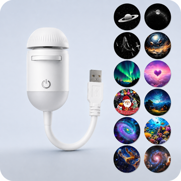 USB Galaxy Projector Night Light    Turn Any Room Into A Relaxing Galaxy In Seconds
