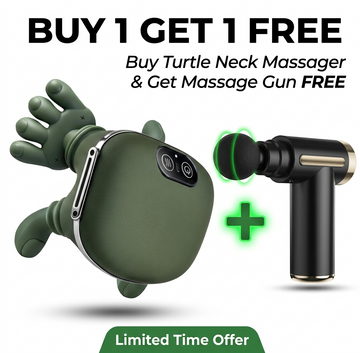 Smart Neck Massager with FREE Massage Gun Bundle